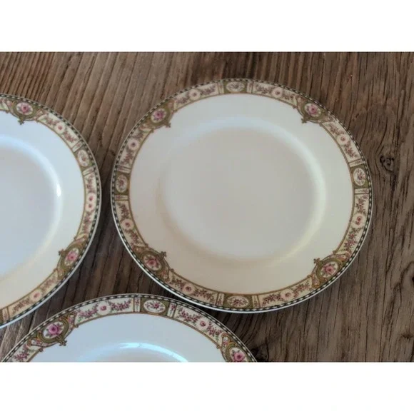 Vintage Theodore Haviland Limoges France Belfort Salad Dessert Bread Plate 3 Pcs - Picture 4 of 14